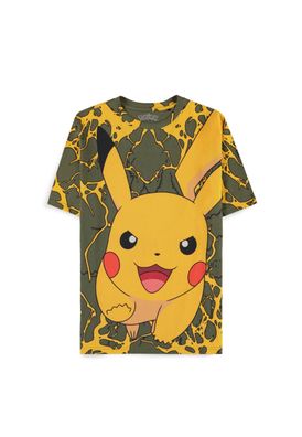 Pokémon - Pikachu Lightning Men's Short Sleeved T-shirt (Digital AOP)