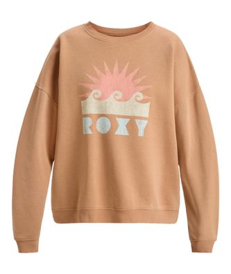 ROXY Women Sweat Line Up camel - Größe: S