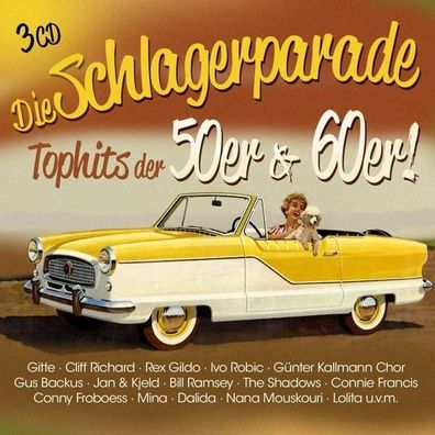 Die Schlagerparade: Tophits der 50er & 60er! - Dance Street ZYX 59015-2 - (CD / D)