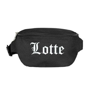 Lotte Bauchtasche - Altdeutsch bedruckt - Gürteltasche Hipbag - Farbe: