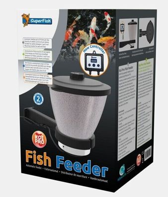 SuperFish KOI PRO Futterautomat 7 Liter Koifutter Koiteich Gartenteich Koi