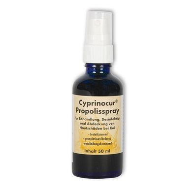 Cyprinocur Propolisspray 50ml Wundbehandlungsspray Koiteich Desinfizierung Koi