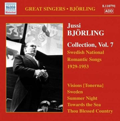 Jussi Bjorling - Swedish National Romantic Songs - Naxos - (CD / Titel: H-Z)