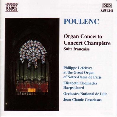 Francis Poulenc (1899-1963): Konzert für Orgel, Streicher & Pauken - Naxos - (CD / K)