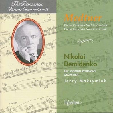 Nikolai Medtner (1880-1951): Klavierkonzerte Nr.2 & 3 - Hyperion - (CD / Titel: H-Z)