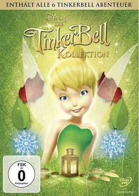 Tinkerbell Kollektion 1-6 (DVD) 6DVD Repack 2022 - Disney - (DVD Video / Zeichentr.)