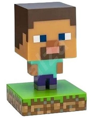 Minecraft 3D Icon Lampe Steve