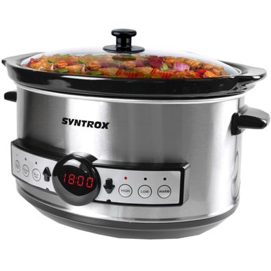 3,5 l Slow Cooker | Schmortopf | Schongarer | Multikocher Balmsi