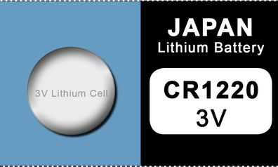 Japan 1220 Lithium Knopfzelle