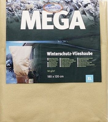 Videx® MEGA Pflanzen-Winterschutz-Vlieshaube XL Beige blanko 180 x 120 cm