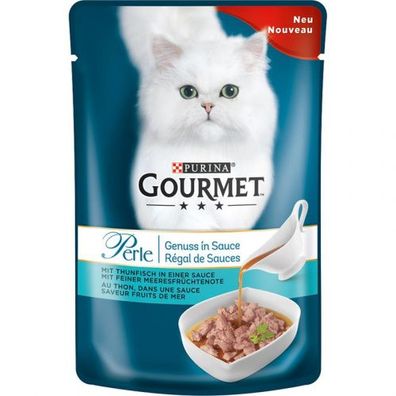 GourmetPerle Genuss Sauce Thunfisch Meeresfrüchtenote 85gP