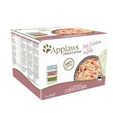 Applaws Cat MP Fisch Selection in Gelee 12x70g