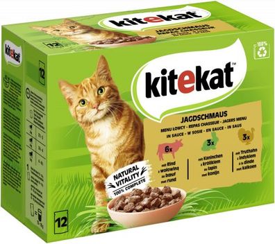 Kitekat MP Jagdschmaus Sauce 12x85gP