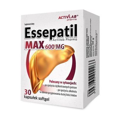 Essepatil MAX Leberregeneration Lebergesundheit Leber Essentiale 60 Kapseln