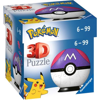 Pokémon 3D Puzzle Pokéballs: Meisterball (55 Teile)