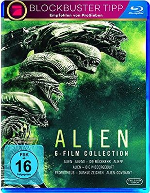 Alien Collection 1-6 (BR) 6Disc - Leonine 8412285DE - (Blu-ra