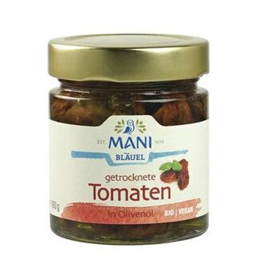 MANI® 3x MANI Getrocknete Tomaten in Olivenöl, bio 180g