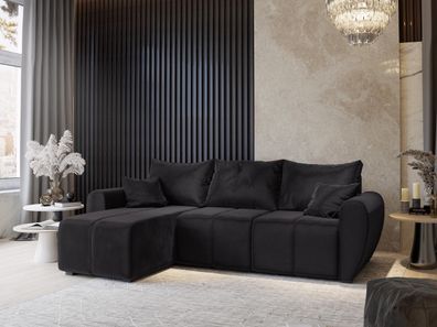 Ecksofa Madison Moderne Eckcouch Schlaffunktion, Sofa mit Bettkasten