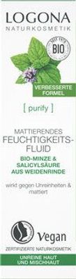 Logona 6x PURIFY Mattierendes Feuchtigkeitsfluid Bio-Minze & Salicylsäure 30ml