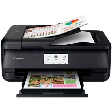 Canon PIXMA TS9550a A3 Farb-Tintenstrahl-Multifunktionsdrucker 3 in 1 - schwarz