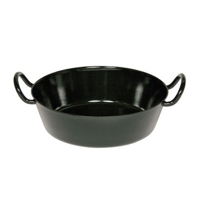 Riess Classic Schnitzelpfanne Ø30cm Emaille schwarz