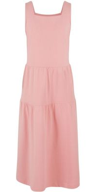 Urban Classics Mädchen Kleid Girls 7/8 Length Valance Summer Dress UCK4784