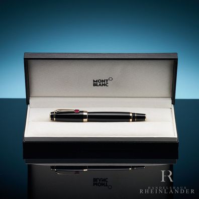 Montblanc Boheme Rouge Gold Line Rollerball Fineliner Black Resin ID 25300 OVP