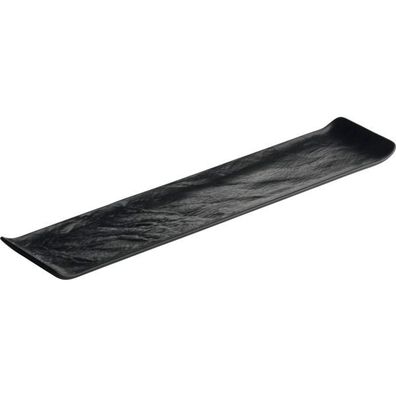 Livelli Servierschale, Länge: 460 mm, Breite: 100 mm, schwarz