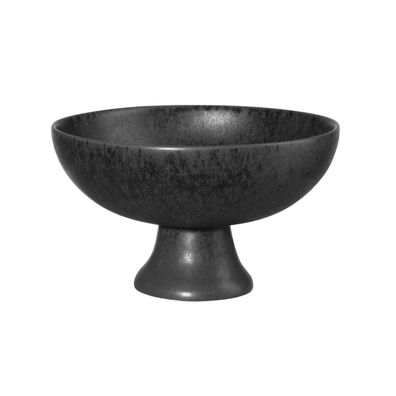 ASA Schale auf Fuß, black iron d. 14 cm, h. 8,5 cm