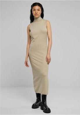 Urban Classics Damen Kleid Ladies Knitted Eco Viscose Turtleneck Dress TB6094