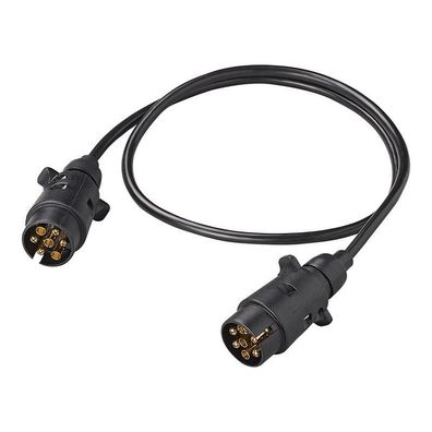 Verl?ngerungskabel 1M mit 2x Stecker 7-polig PVC Kupplung Verbindungskabel