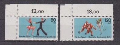 Berlin 1983 postfrisch Ecke oben links MiNr. 698-699 Deutsche Sporthilfe