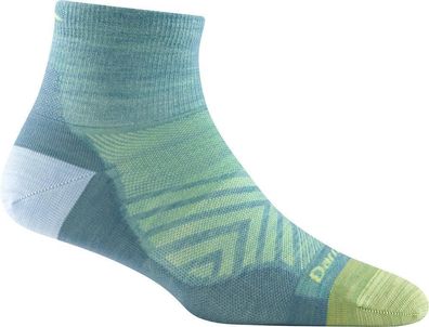 Darn Tough Run Quarter 1/4 Ultra Lightweight Socken aqua Damen