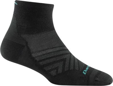 Darn Tough Run Quarter 1/4 Ultra Lightweight Socken schwarz Damen