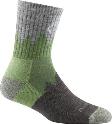 Darn Tough Treeline Micro Crew Midweight Socken Willow Damen