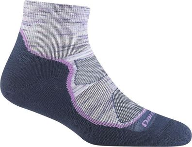 Darn Tough Quarter Wandersocken Damen Cosmic Purple