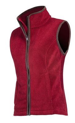 Baleno Damen Fleeceweste Sally Burgundy