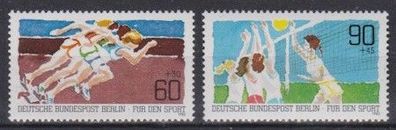 Berlin 1982 postfrisch MiNr. 664-665 Deutsche Sporthilfe