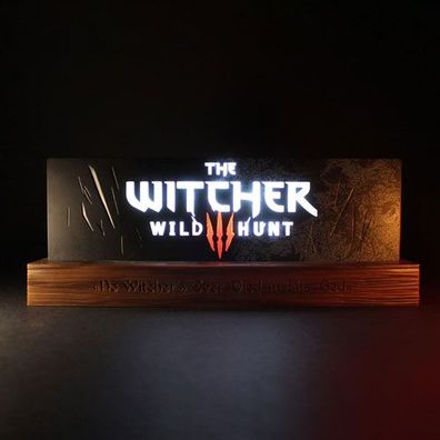 The Witcher LED-Leuchte Wild Hunt Logo 22 cm