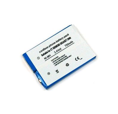 OTB - Ersatzakku kompatibel zu Siemens Gigaset 2000 - 2,4 Volt 750mAh Ni-MH