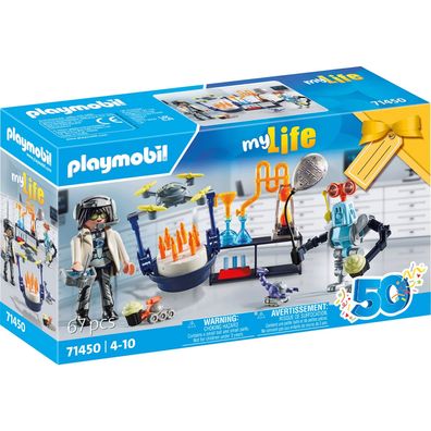 71450 City Life Forscher mit Robotern - Playmobil 71450 - (Spi