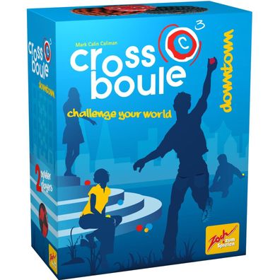 Crossboule Set Downtown (blau/rot) - Zoch 601131400 - (Spielzeug / Gartenspielgerät)