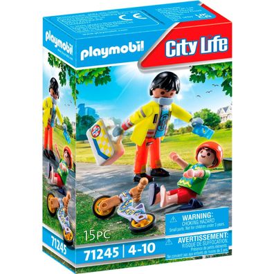 71245 City Life - Sanitäter mit Patient - Playmobil 71245 - (S