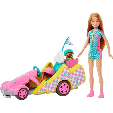 Barbie Family & Friends Stacie Go-Kart - Barbie HRM08 - (Spielzeug / Spielfigur)