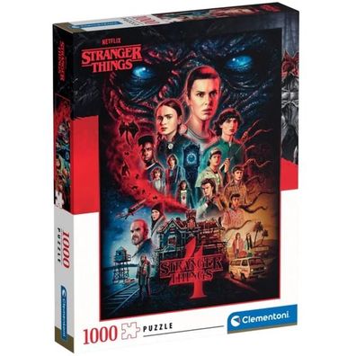 Netflix Stranger Things (1000 Teile) - Clementoni 39686 - (Spielwaren / Puzzle)