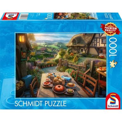 Frühstück mit Aussicht (1000 Teile) - Schmidt Spiele 59763 - (Spielwaren / Puzzle)