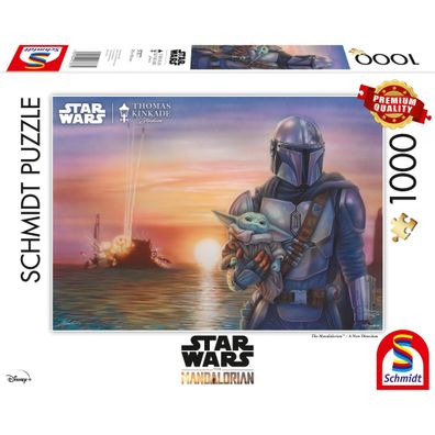 Thomas Kinkade Studios: Star Wars The Mandalorian - A New Direction (1000 Teile)