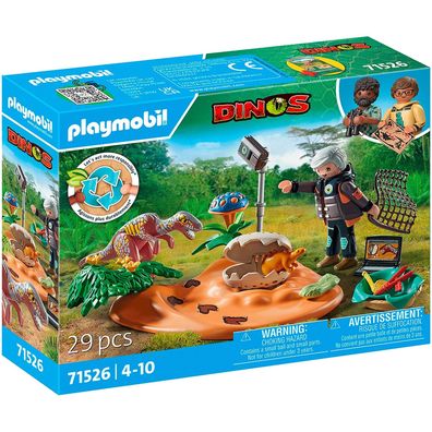 71526 Dinos Stegosaurusnest mit Eierdieb - Playmobil 71526 - (