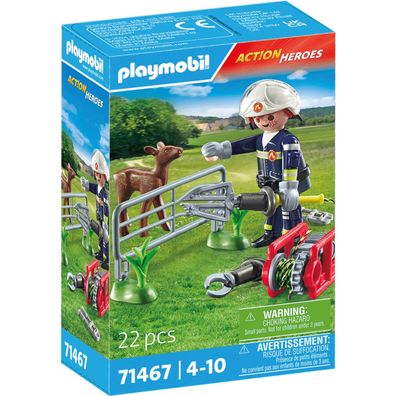 71467 City Action Feuerwehr-Tierrettung - Playmobil 71467 - (S