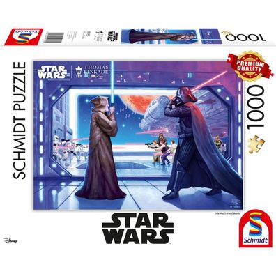 Thomas Kinkade Studios: Star Wars - Obi Wan's letzter Kampf (1000 Teile)